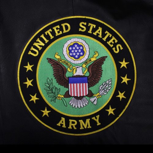 Alternative view of US Army Leather Vest