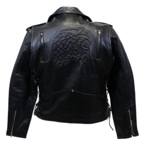 Eagle Head Leather Jacket