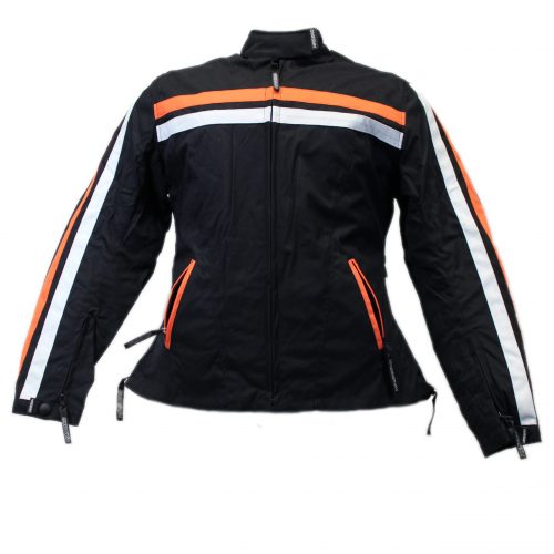 Women's Black Cordura Motorcycle Jacket