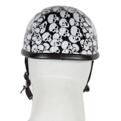 Alternative view of White Eagle Novelty Helmet with Skulls