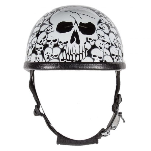 White Eagle Novelty Helmet with Skulls