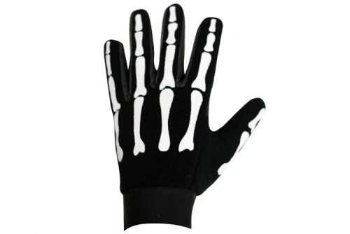 Black Mechanic Skeleton Gloves