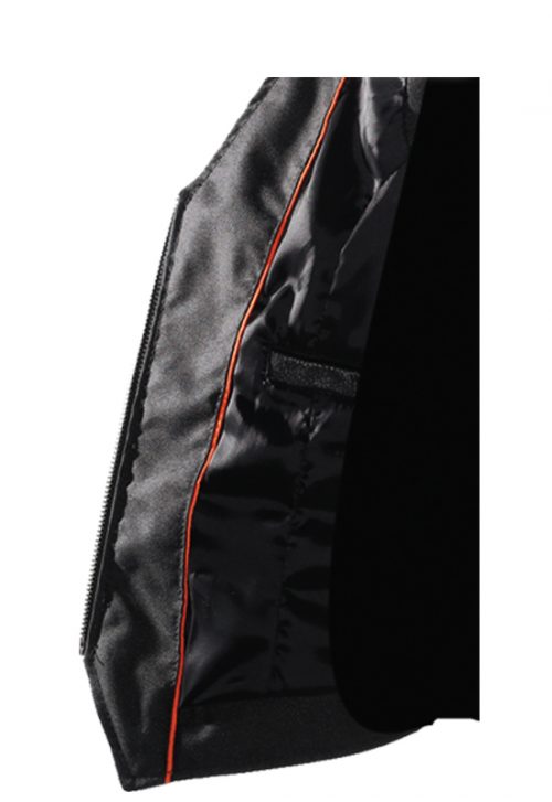 Alternative view of Women's Leather Vest With Gun Pockets & Extra Strap For Clip