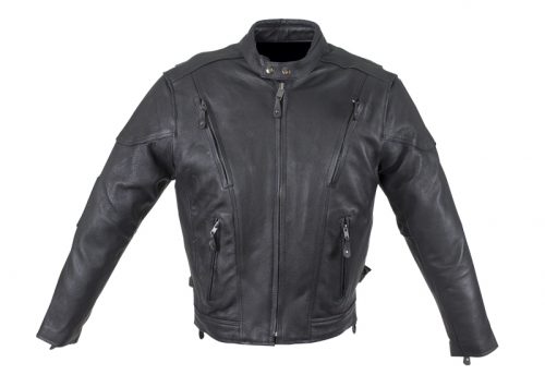 Men's Cowhide Racer Leather Jacket