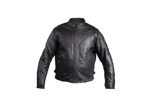 Men's Leather  Jacket With Air Vents