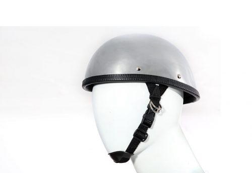 Classic Shiny Chrome Eagle Novelty Motorcycle Helmet