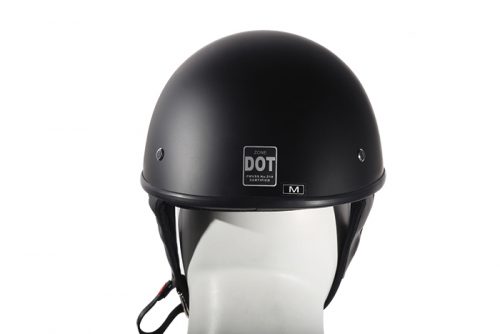 Alternative view of Flat Black DOT Approved Motorcycle Helmet