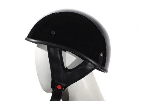 Shiny Black Finish DOT Approved Motorcycle Helmet