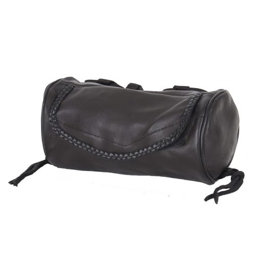 Brown Leather Motorcycle Tool Bag