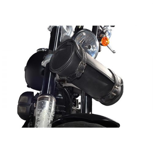 Alternative view of 10" Plain PVC Motorcycle Tool Bag With 2 Roller Buckle Straps