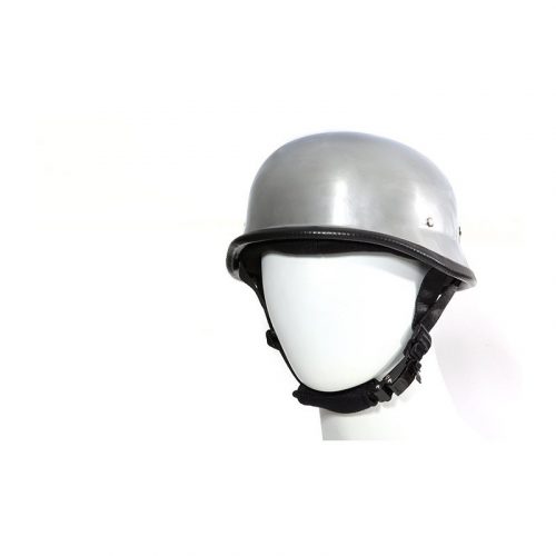 Alternative view of Chrome German Novelty Motorcycle Helmet