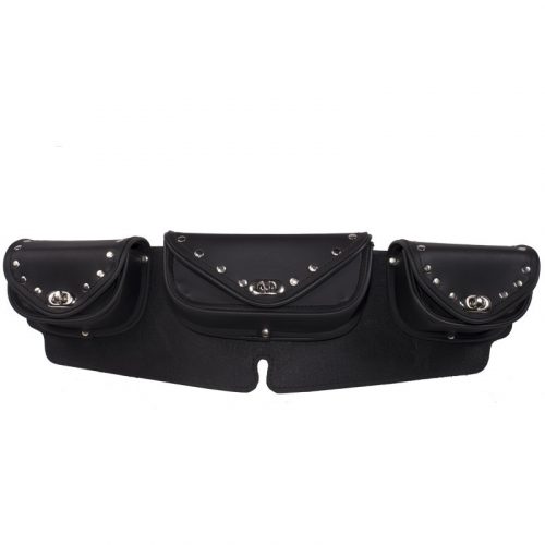 PVC Motorcycle Windshield Bag With Studs