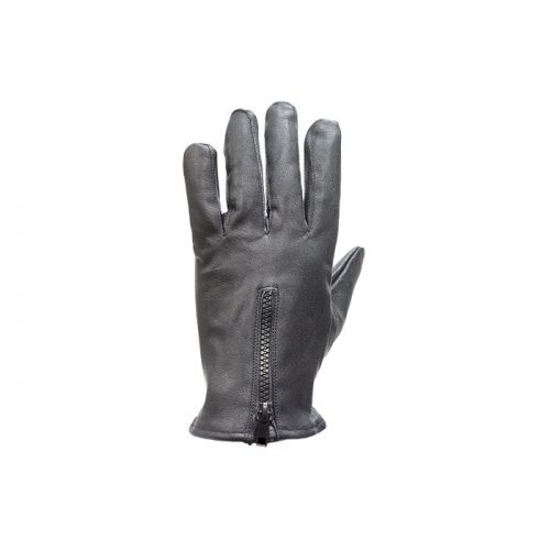 Leather Driving Gloves With Zipper
