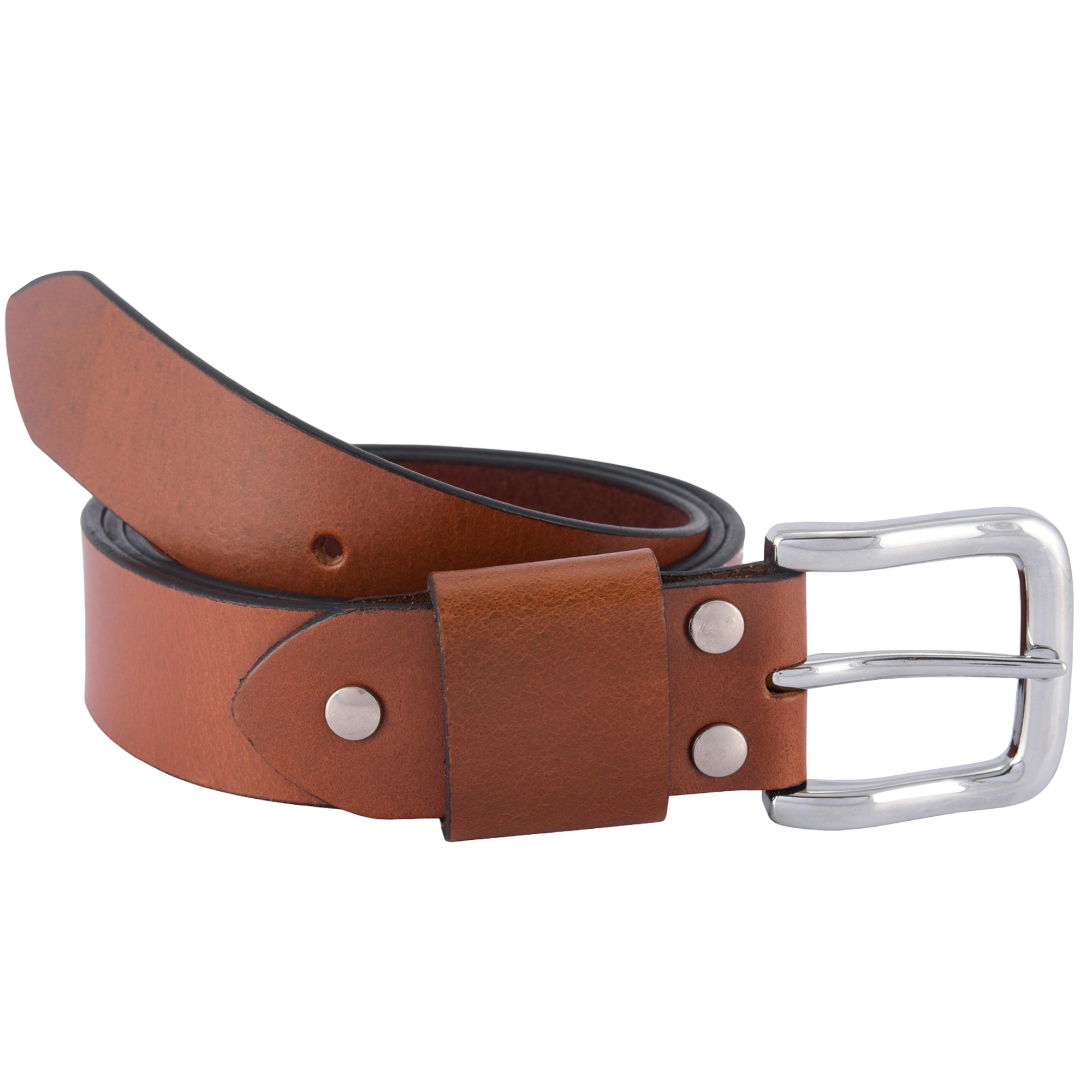 Fair Impex-Burnt Orange-Unisex Leather Belt-WB-5
