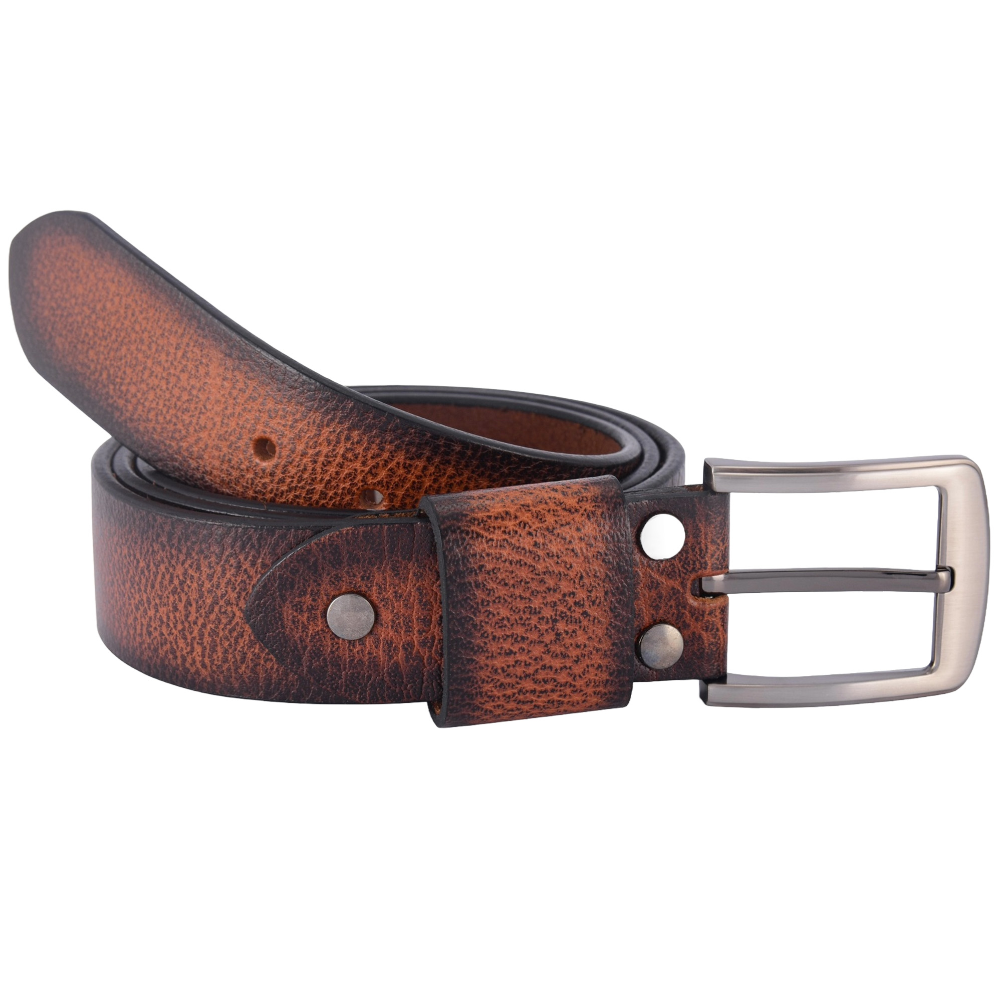 Fair Impex - Cheetah Milled Base Burnt Orange-Leather Belt-5(1)