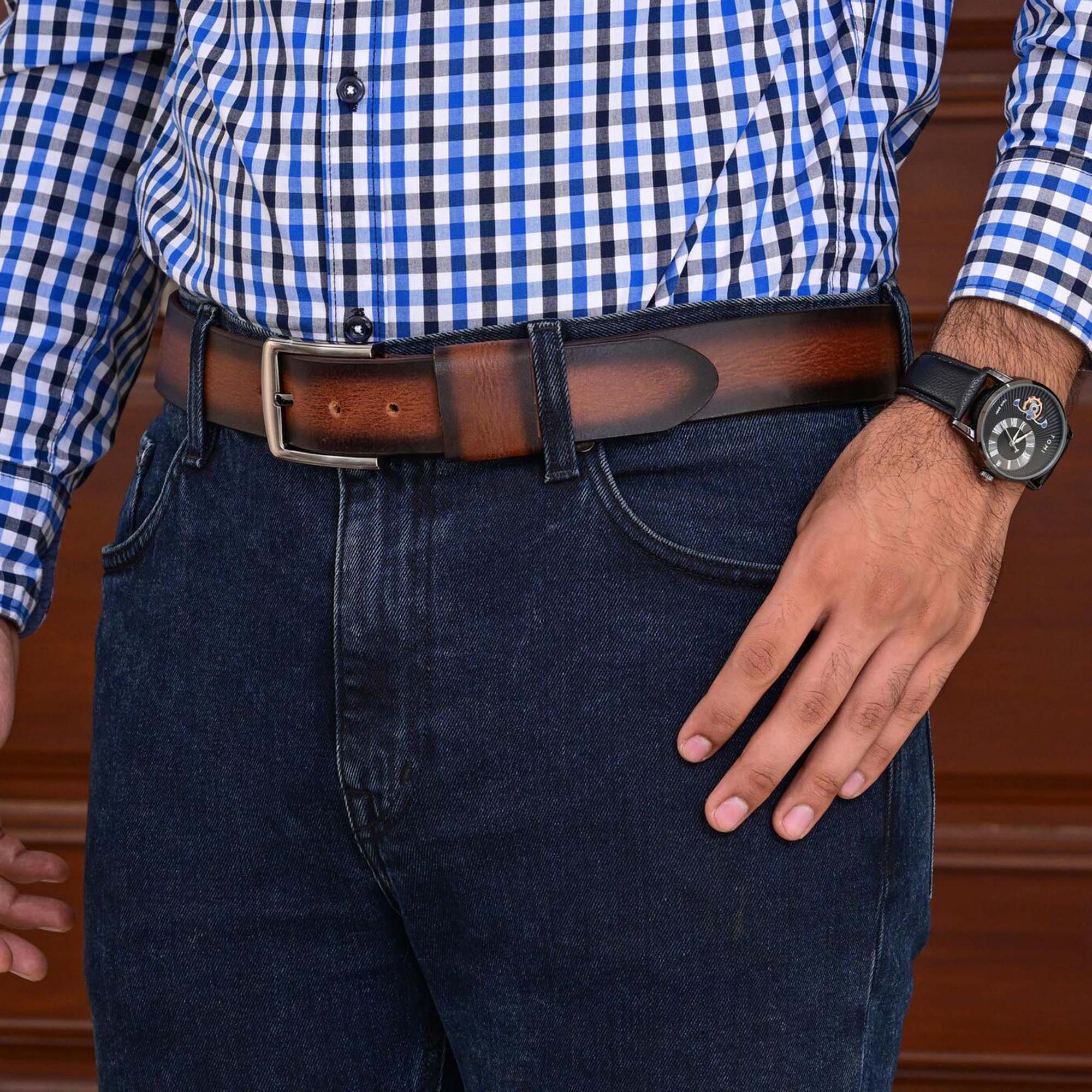 Fair Impex - Sun Brown - Leather Belt - LF-1 (2)