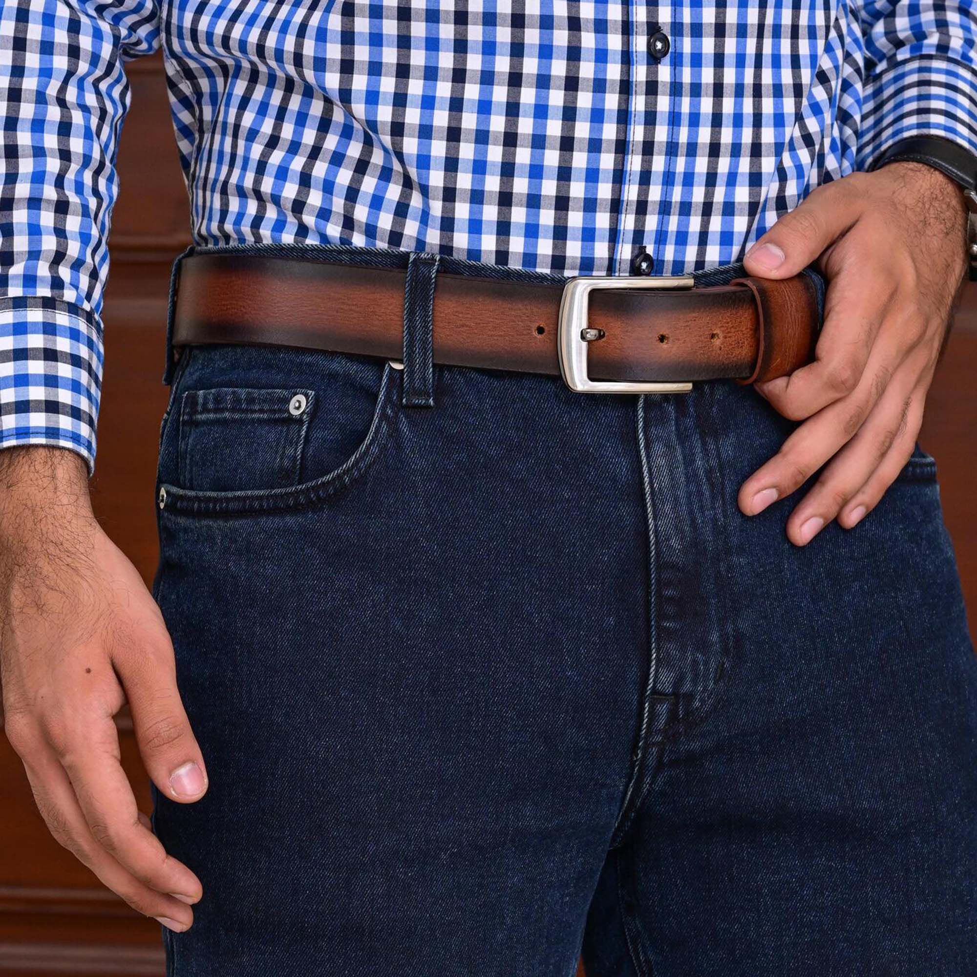 Fair Impex - Sun Brown - Leather Belt - LF-1 (4)