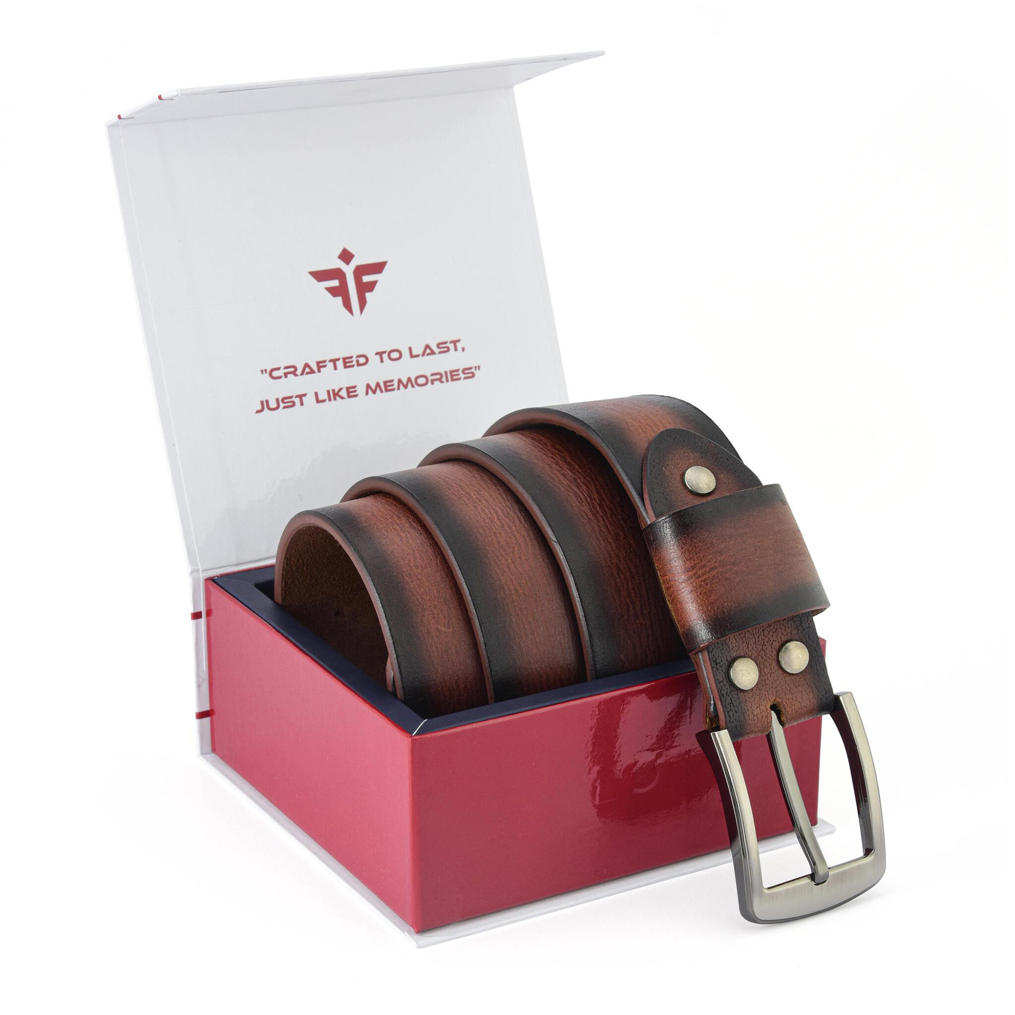 Fair Impex - Sun Brown - Leather Belt - WB-2