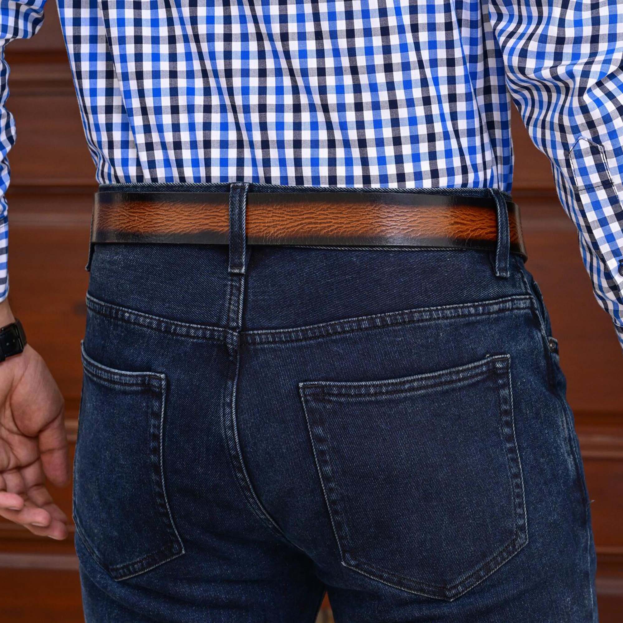 Fair Impex - Sun Wood Brown - Leather Belt-LF-1 (1)