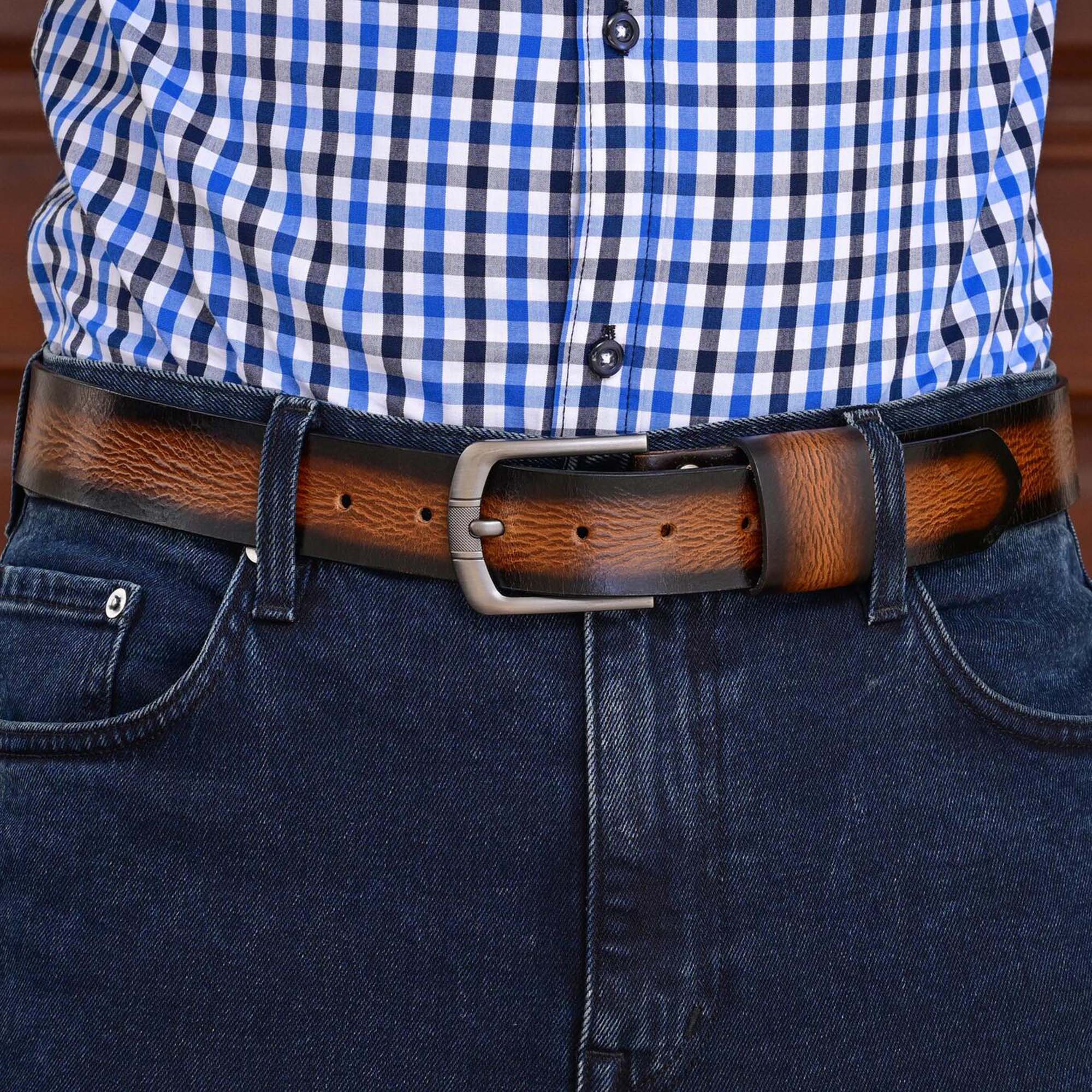 Fair Impex - Sun Wood Brown - Leather Belt-LF-1 (3)