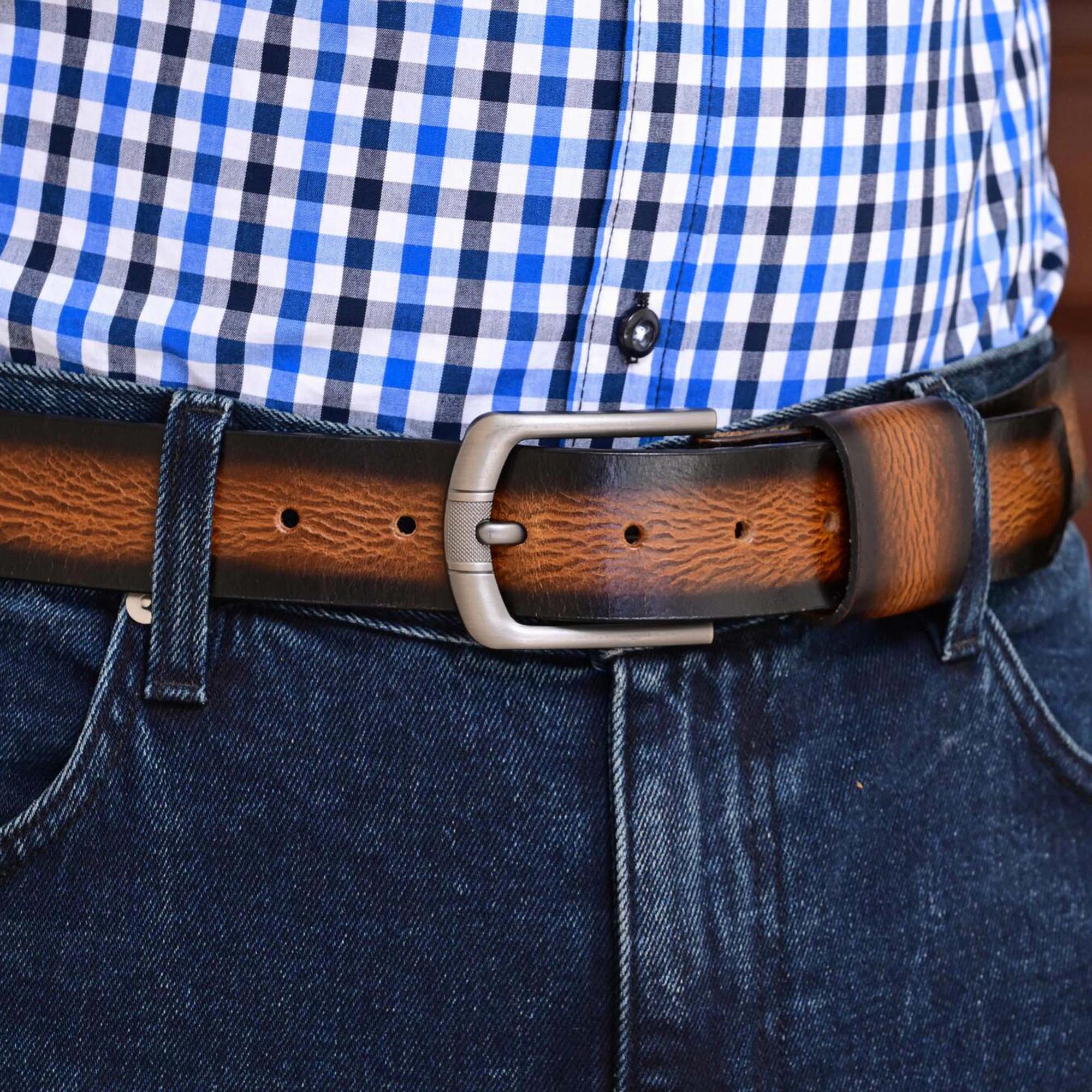 Fair Impex - Sun Wood Brown - Leather Belt-LF-1 (5)