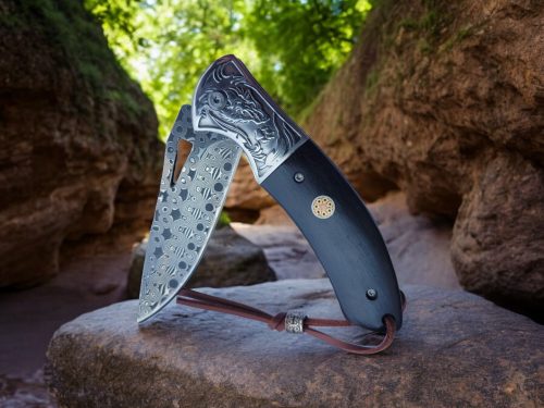 Damascus Steel VG10 Pocket  EDC Folding Knife