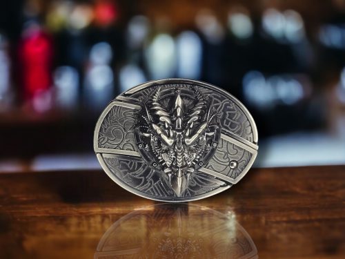 Dragon Head Knife Belt Buckle