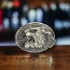 Tiger head hidden folding knife belt buckle
