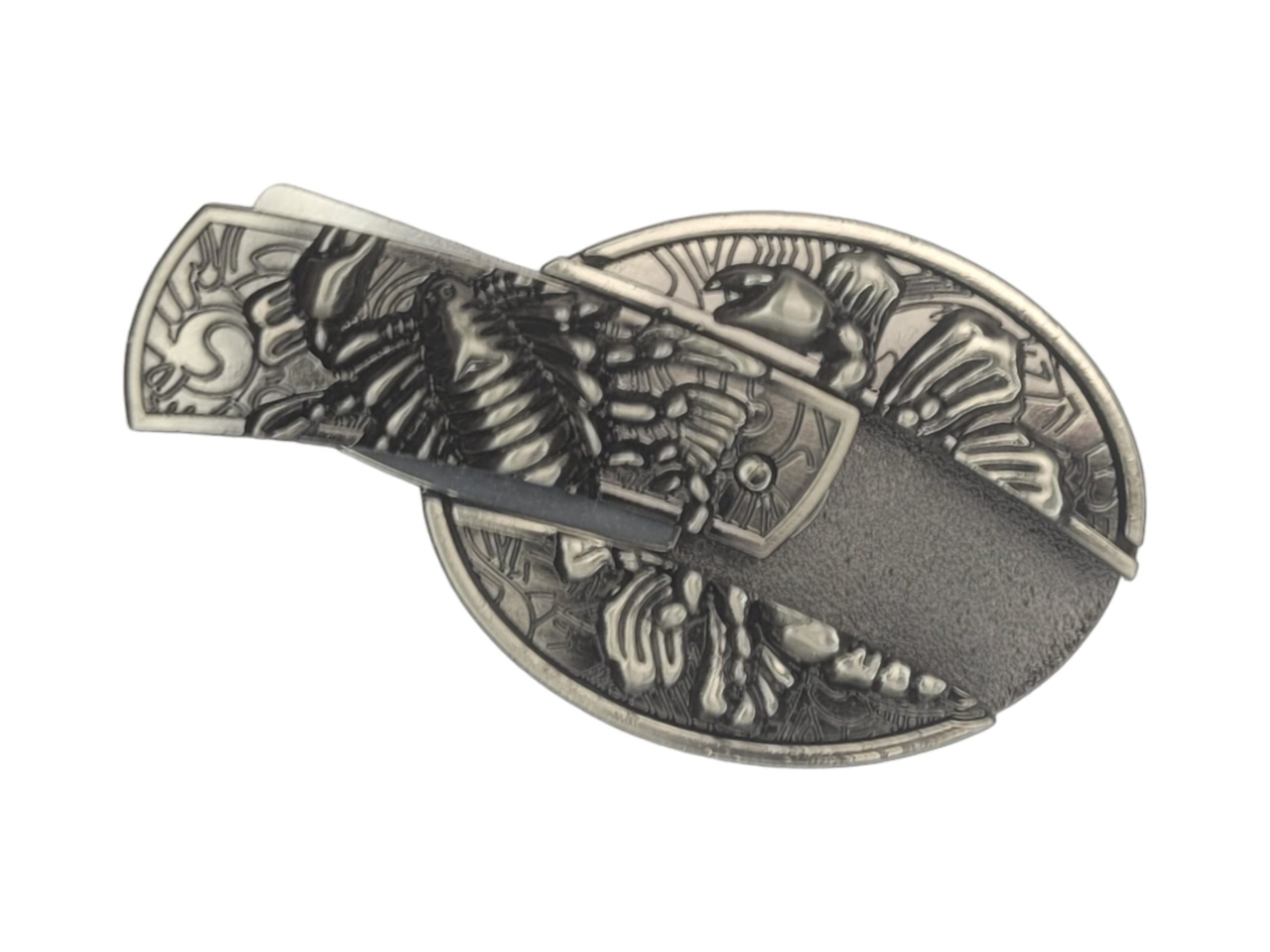 Folding Knife Unisex Belt Buckle With Option Of Personalization
