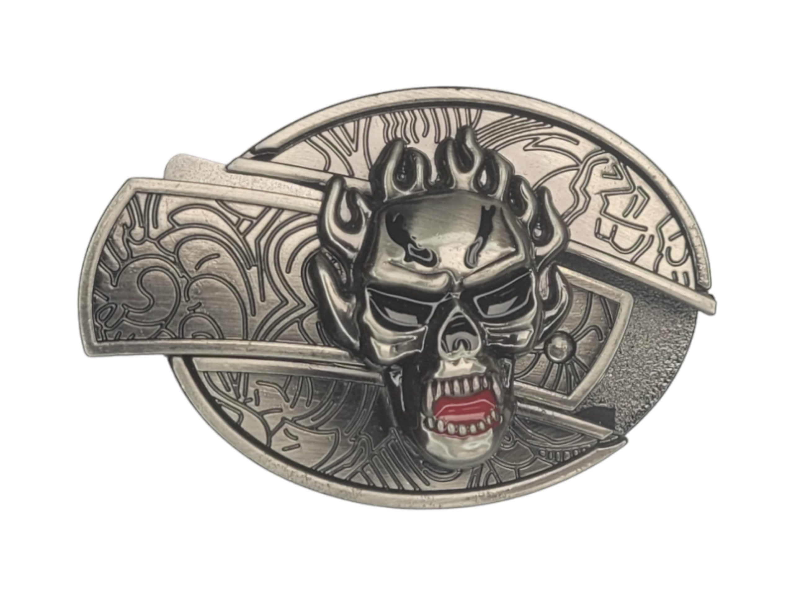 Folding Knife Unisex Belt Buckle With Option Of Personalization