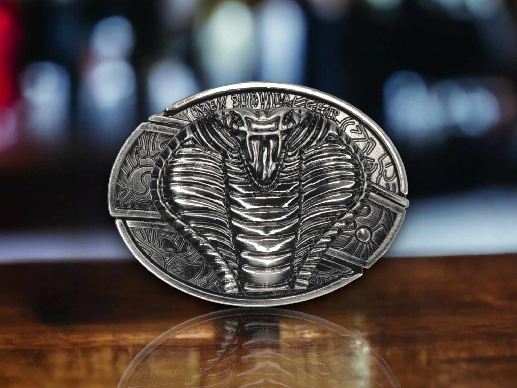 Cobra Head Knife Belt Buckle