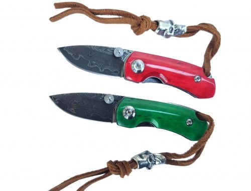 Hand Forged Miniature Damascus EDC Pocket Knife