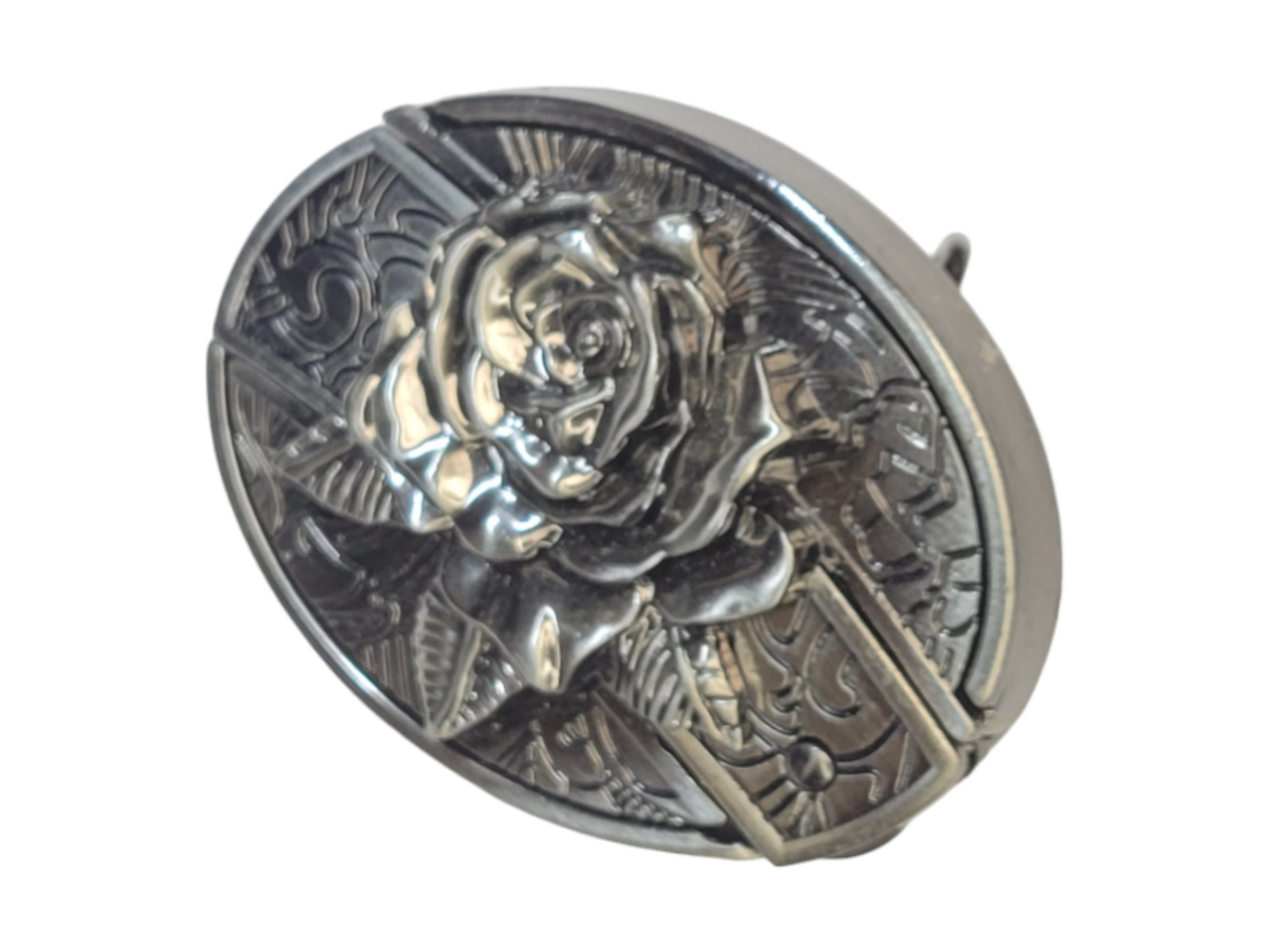 Folding Knife Western Unisex Belt Buckle