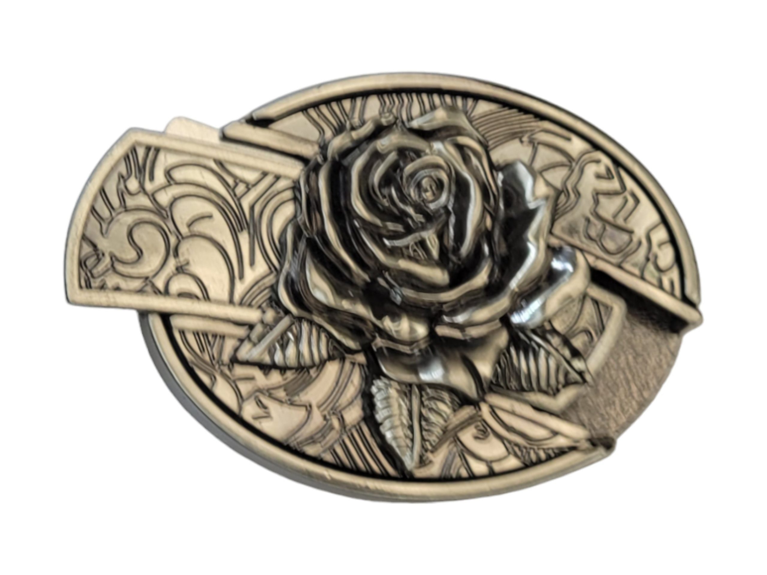 Folding Knife Western Unisex Belt Buckle