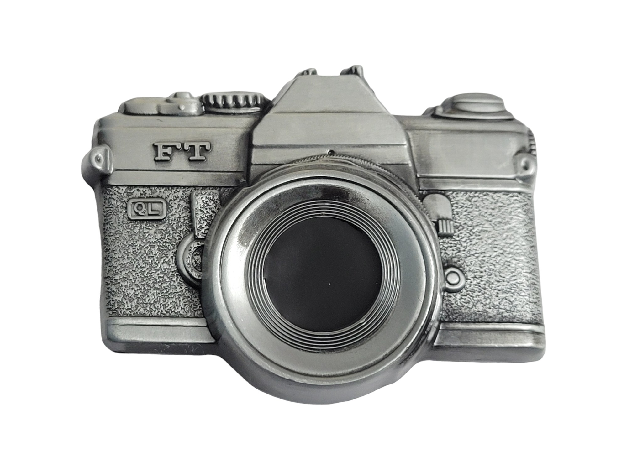 Vintage 8 mm Photography Camera Belt Buckle (1)