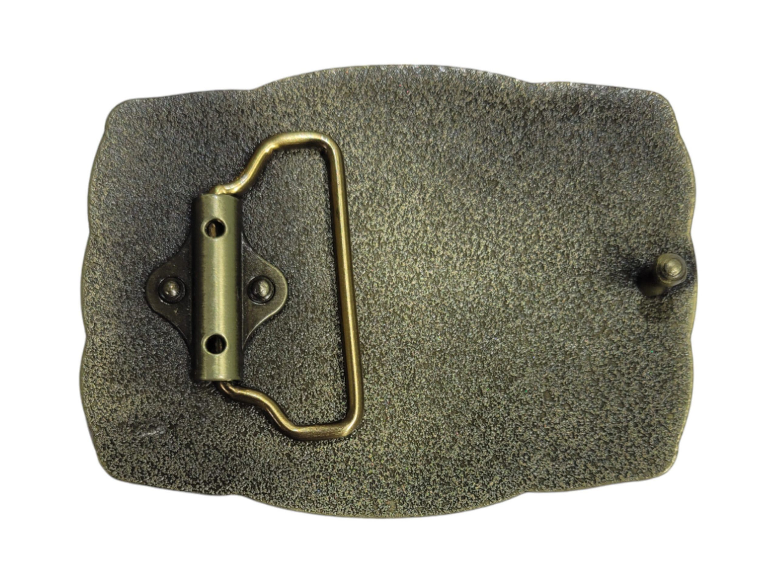 Bronze Finish USA Flag Belt Buckle (1)