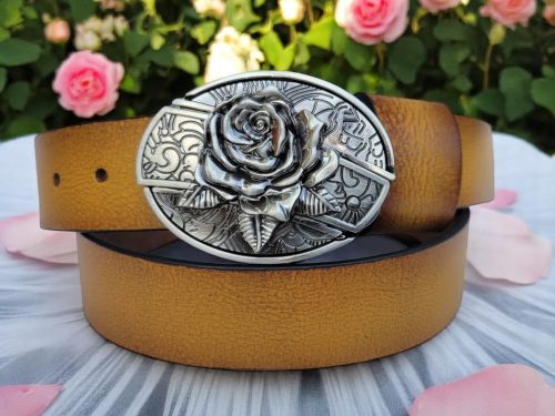 handmade leather belts belt buckles Damascus knives